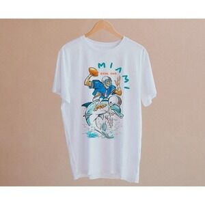 Miami Football Vintage 90s Mascot EST 1965 White Shirt, Miami Football Shirt